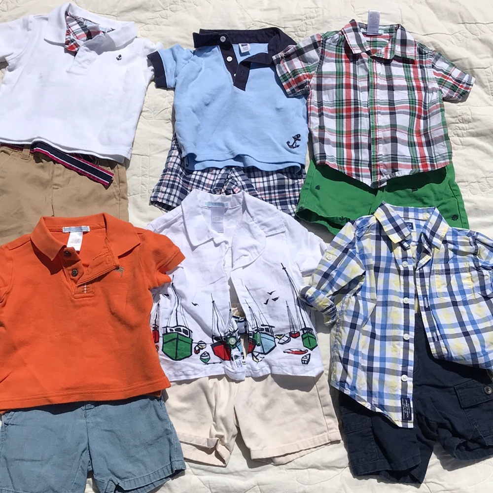 6 outfits (12 piece) Janie and Jack lot
